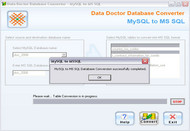 Migrate MYSQL Database to MS SQL screenshot